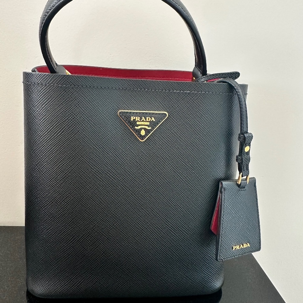 Prada Saffiano bucket bag
